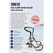 Rail Clamp on Rod Holder 25mm or 1